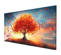 Diamond Painting Grande 120x60cm, Diamond Painting Adultos Árbol Manualidades Adultos, 5D Pintura Diamante Adultos Otoño Kit, DIY Pintar con Diamantes para Regalos Originales para Mujer Decor -3434