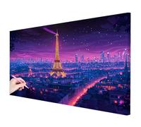 Diamond Painting Grande 180x90cm, Diamond Painting Adultos París Manualidades Adultos, 5D Pintura Diamante Adultos Noche estrellada Kit, DIY Pintar con Diamantes Regalos Originales para Mujer -2814