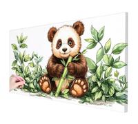 Diamond Painting Grande 200x100cm, Diamond Painting Adultos Lindo Manualidades Adultos, 5D Pintura Diamante Adultos Panda Kit, DIY Pintar con Diamantes para Regalos Originales para Mujer Decor -3386