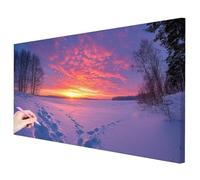 Diamond Painting Grande 200x100cm, Diamond Painting Adultos Paisajes Manualidades Adultos, 5D Pintura Diamante Adultos Atardecer Kit, DIY Pintar con Diamantes Regalos Originales para Mujer Decor -3400