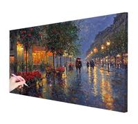 Diamond Painting Grande 200x100cm, Diamond Painting Adultos Retro Manualidades Adultos, 5D Pintura Diamante Adultos París Kit, DIY Pintar con Diamantes para Regalos Originales para Mujer Decor -2826