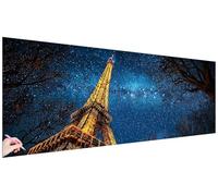 Diamond Painting Grande 210x70cm Diamond Painting Adultos Estrellado Manualidades Adultos Pintura Diamante París Punto de Cruz Kit Dibujos con Diamantes Regalos Originales para Mujer Decoration R-34