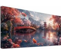 Diamond Painting Grande 30x60cm, 5D Diamond Painting Adultos Arquitectura, DIY Manualidades Adultos RíO, Cuadro Diamantes Punto de Cruz, Pintura de Diamante para Decoración Hogar, Regalo Mujer 9-1965