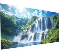 Diamond Painting Grande 30x70cm, 5D DIY Paisaje Pintura de Diamantes XXL, Mundo Maravilloso Diamond Painting Kit Completo Manualidades Adultos, Diamantes Punto de Cruz para Decoración Hogar, -8080