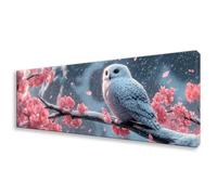 Diamond Painting Grande 30x90 cm, 5D Búho Diamond Painting Adultos Principiantes, Pintura de Diamante Flor Punto de Cruz Kit, DIY Cristal Embroidery Manualidades para Decoración Hogar Regalo W0-565