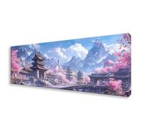 Diamond Painting Grande 40x120 cm, 5D Arquitectura Diamond Painting Adultos, Pintura de Diamante Paisaje Punto de Cruz Kit Completo, DIY Cristal Embroidery Manualidades para Decoración Hogar W0-843