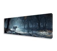 Diamond Painting Grande 40x120 cm, 5D Tigre Diamond Painting Adultos Principiantes, Pintura de Diamante Bosque Punto de Cruz Kit,DIY Cristal Embroidery Manualidades para Decoración Hogar Regalo W0-573