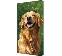 Diamond Painting Grande 50 x 100 Diamond Painting animal 5D Pintura Diamante perro Diamonds Art Manualidades Adultos Principiantes, Rhinestones Bordado Punto de Cruz Kits para Decoracion Hogar Y6-994