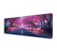 Diamond Painting Grande 50x150 cm, 5D Árbol Diamond Painting Adultos Principiantes, Pintura de Diamante Paisaje Punto de Cruz Kit, DIY Cristal Embroidery Manualidades para Decoración Hogar W0-859