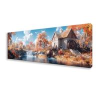 Diamond Painting Grande 70x210 cm, 5D Paisaje Diamond Painting Adultos Principiantes, Pintura de Diamante Cascada Punto de Cruz Kit, DIY Cristal Embroidery Manualidades para Decoración Hogar W0-551