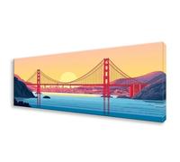 Diamond Painting Grande 70x210 cm, 5D Puente Diamond Painting Adultos Principiantes, Pintura de Diamante Paisaje Punto de Cruz Kit, DIY Cristal Embroidery Manualidades para Decoración Hogar W0-851