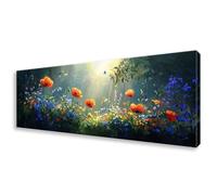 Diamond Painting Grande 80x240 cm, 5D Paisaje Diamond Painting Adultos Principiantes, Pintura de Diamante Flor Punto de Cruz Kit,DIY Cristal Embroidery Manualidades para Decoración Hogar Regalo W0-537