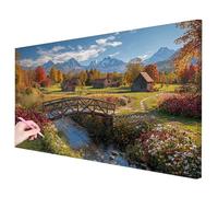 Diamond Painting Grande 80x40cm, Diamond Painting Adultos Planta Manualidades Adultos, 5D Pintura Diamante Adultos Naturaleza Kit, DIY Pintar con Diamantes Regalos Originales para Mujer Decor -3136