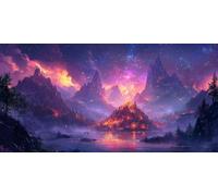 Diamond Painting Grande Bosque Diamond Painting Adultos Arte 100x200cm Cuadros de Diamantes Kit Montaña Pintura Diamante Redondo Completo Arte Manualidades for DecoracióN de Pared Hogar J0P-796