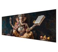 Diamond Painting Grande Kit Bordado, 5D Diamond Painting Adultos India, Pintura Diamante Kit Punto de Cruz, DIY Religión Punto de Cruz Kit Completo, Decoración de Mosaicos Manualidades 50x150cm M-18