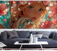 Diamond Painting Hada Diamond Painting niños Flor Pintura Diamante de Bordado para Principiantes,DIY Pintura de Diamantes Kit Completo Cristal Puzzle,Kit Punto Cruz Adultos,Decor 80x220cm VQ-1069