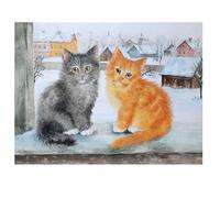 Diamond Painting Invierno 160x120cm 2026 Nuevo Diamond Painting Adultos,Pintura Diamante Gato Pintura de Diamante Niños,5D DIY Cristal Bordado Punto de Cruz Kit para Decoracion Navidad,Regalo I-K291