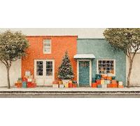 Diamond Painting Invierno Manualidades Adultos, DIY Kit Punto de Cruz Para Adultos, Regalo Diamond Painting Kit Completo Cristal Mosaico Manualidades Para Decoración De Pared 100x50cm - SW2511I3