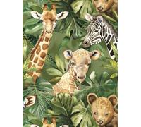 Diamond Painting Jirafa Diamond Painting Adultos, 5D Cuadro Diamantes Cebra Pintura Diamante Manualidades Niños, DIY Crystal Bordado Punto de Cruz Kit Completo, Decoración Hogar Regalo 90x120cm 6X-977