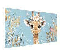 Diamond Painting Jirafa, Diamond Painting Grande 80x30cm Manualidades Adultos, DIY Cristal Punto de Cruz Bordado Pintura Diamante Kit, Pintar con Diamantes, Decoracion Pared, Regalo (Flor) Model,E-9