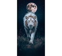 Diamond Painting Kit Completo 80x160 cm Grande Diamond Painting Cielo Estrellado Il Leone, 5D DIY Arte Cristal Manualidades Adultos Kit de Arte con Gemas para Principiantes, Decorativo Hogar f0j-210