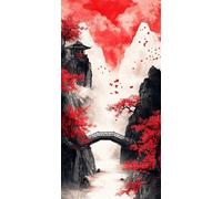 Diamond Painting Kit Completo - Diamond Painting Paisaje, Cuadro Diamantes Manualidades Adultos, DIY Pintar con Diamantes 5D Puente (2) para Decoracion Hogar, Regalos para Mujer 100x220cm 0u-164