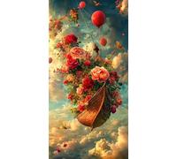 Diamond Painting Kit Completo - Diamond Painting Sueño, Cuadro Diamantes Manualidades Adultos, DIY Pintar con Diamantes 5D Bote, Pintura de Diamante para Regalos y Decoracion Hogar 60x120cm 0u-276