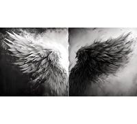 Diamond Painting Kit Completo, DIY Manualidades Adultos, Diamond Painting ala, Punto de Cruz Diamante Art Crafts Ángel Patrón, Pintura Diamante Embroidery Kit, Home Decoration Hogar 40x90 CM Z-213