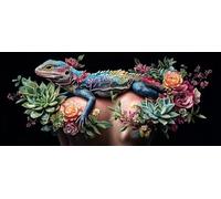 Diamond Painting Kit Completo, Paisaje de grullas inmortales Pintura Diamante Kit Manualidades Adultos, Diamond Painting Adultos Dibujos con Diamantes para la Decor de la Pared del Hogar 90x210cm D764