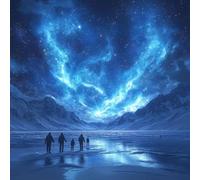 Diamond Painting Kit Completo, Pintura de Diamante 5D DIY para Adultos Principiantes, Cuadros de Diamantes Brillantes Decoración de Hogar, Mosaicos de Arte con Cristales, Iceberg Aurora, 90x90cm J-418