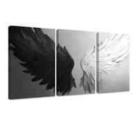 Diamond Painting Kit En Beige y negro, 3pcs Set 5D Bricolaje Diamond Painting 45x60cm Ala Taladro Completo Cuadrado Cristal Bordado Punto de Cruz, Diamante Pinturas Artes Decoración de Hogar 2S-1421