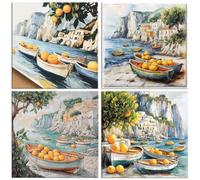 Diamond Painting Kit Frutas costeras, Pintar Diamantes Kit 80x80cm f-240