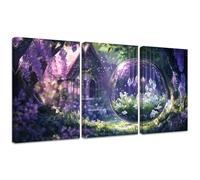 Diamond Painting Kit Sueño, 3pcs Set 5D Bricolaje Diamond Painting 30x40cm Cabina Taladro Completo Cuadrado Cristal Bordado Punto de Cruz, Diamante Pinturas Lienzo Artes Decoración de Hogar 2S-785