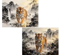 Diamond Painting Kit Tigre,Diamante Adultos 55x40cm L-2439