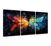Diamond Painting Kit Vistoso, 3pcs Set 5D Bricolaje Diamond Painting 40x50cm Abstracto Taladro Completo Cuadrado Cristal Bordado Punto de Cruz, Diamante Pinturas Artes Decoración de Hogar 2S-612