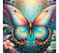 Diamond Painting Kits,5D Mariposa de insectos diamond paintings Manualidades para Adultos,DIY Square Cristal Rhinestones Bordado Punto de Cruz Diamante Painting Kits para Decor de Pared 100x100cm