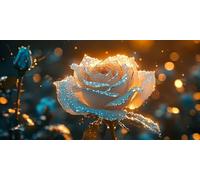 Diamond Painting Kits for Adults 5D DIY Diamond Art Blanco Manualidades Adults Gem Art Kits Completo Punto de Cruz Puzzle Dibujos Regalo Accesorios for Beginners Rosa Decoracion de Pared 30x60cm J0K59