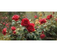 Diamond Painting Kits for Adults 5D DIY Diamond Art Rosas Manualidades Adults Gem Art Kits Completo Punto de Cruz Puzzle Dibujos Regalo Accesorios for Beginners Rojo Decoracion de Pared 30x60cm J0K110