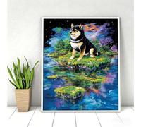 Diamond Painting Lager Paisaje Flor Pintura de Diamante para Adultos y Niños, Diamond Painting Kit Completo Accesorios DIY 5D Cuadro Punto de Cruz Bordados Manualidades Decor 50 x 70cm PjY9881 T-C