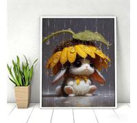 Diamond Painting Lager Perro Animal Pintura de Diamante para Adultos y Niños, Diamond Painting Kit Completo Accesorios DIY 5D Cuadro Punto de Cruz Bordados Manualidades Decor 90 x 120cm PjY9301 7-4