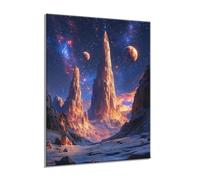 Diamond Painting León Tierra Diamond Painting Niños, Punto de Cruz Cristal Pintura De Diamante, Principiantes Bordado Cuadros de Diamantes, Navidad Decoración Hogar, Regalo Mujer 35x50cm s0yh-292