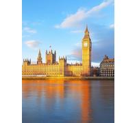 Diamond Painting Londres, 5D Diamond Painting Adultos Ciudad, DIY Manualidades Adultos Kit Punto de Cruz, Cuadro Diamantes Art Rhinestones Bordado Kit, para Decoración Hogar Regalo 100x135cm 8-8419