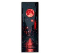 Diamond Painting Luna Diamond Painting Adultos Grande XXL 240x80cm, Pintura de Diamante Callejón Dibujos con Diamantes, 5D DIY Mosaicos Infantiles Kit Bordado para Decoracion Hogar Pared Regalo F1-963