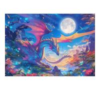 Diamond Painting Luna Diamond Painting Kit Completo 25x30cm, 2026 New 5D Dragón Pintura Diamante para Niños, DIY Diamantes Cristal Artes Bordado Punto de Cruz Pintar por Numeros Adultos XW-O121Y
