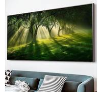 Diamond Painting luz la mañana 5D Diamond Painting Adultos,Grande Pintura de Diamante 100x220cm,Árbol Pintura Diamante Kit,DIY Redondo Completo Taladro Dibujos con Diamantes Art,Hogar Decoración XJ-62