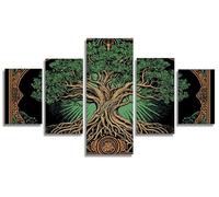 Diamond Painting MagiaDiamond Painting 5 Pezzi Árbol DIY Pintura de Diamante Kit Manualidades Adultos Creart Embroidery Kit Punto de Cruz Pintura Diamante para Decoración Pared Hogar 75x35cm, Model230