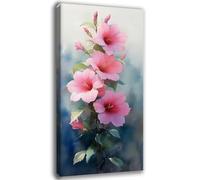 Diamond Painting Malva loca, 5D Diamond Painting Adultos Flor Pintura de Diamantes Arte 30x60cm, DIY Pintura Diamante Punto de Cruz Kits para Principiantes, Regalo Mujer, Home Decoration 0C-150