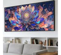 Diamond Painting Mandala Diamond Painting Adultos Grande Tamaño Kit Completo 50x150cm, DIY Pintura Diamante Flor 5D Cristal Arte Bordado Punto de Cruz Kit, Mosaico Lienzo Manualidades Adultos, O-43Y
