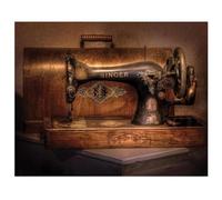 Diamond painting Máquina de coser,5D Diamond Painting Kit Completo,DIY Cuadros de Diamantes por Números para Niños Adultos,Rhinestone Bordado Punto de Cruz Manualidades Hogar Pared Decoración,50x70cm