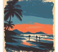 Diamond Painting Mar, Diamond Painting Adultos Montaña, DIY Punto De Cruz Diamantes Para Manualidades NiñOs E Principiantes, Full Drill Pintura De Diamante Para Decoracion Hogar 70x70cm 5-114